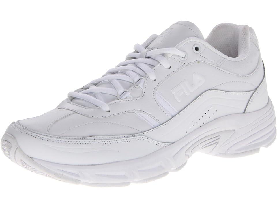 Fila Memory Workshift White/White) Men's Shoes Product Image