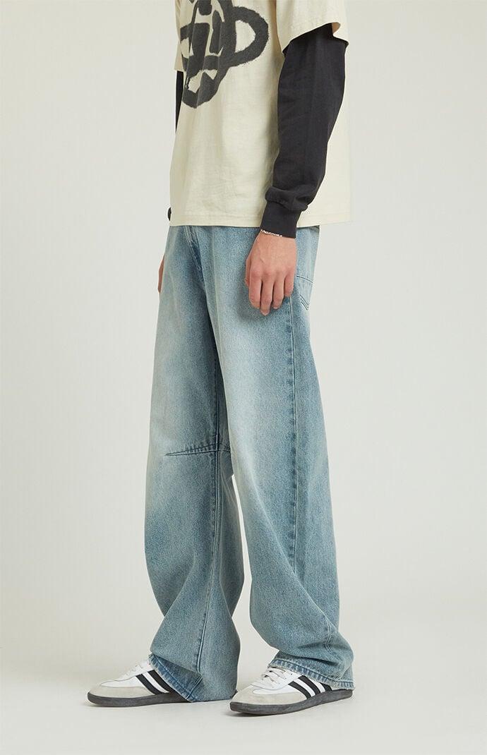 Mens Baggy Barrel Jeans - 28W x 30L Product Image