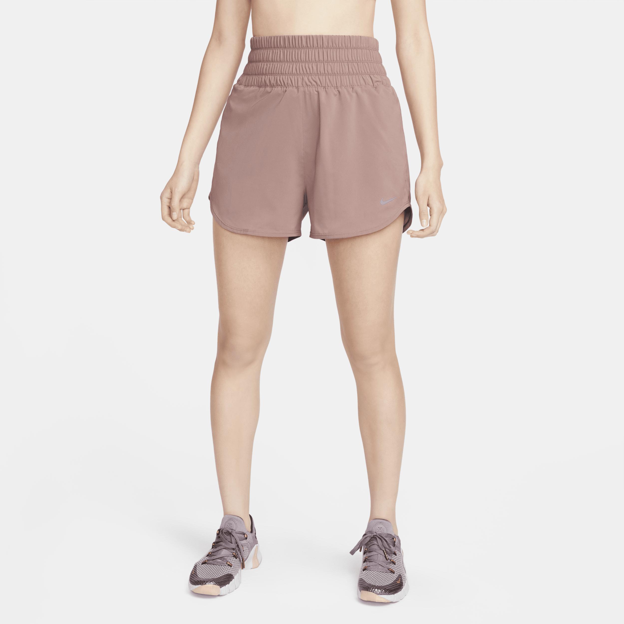 Nike Women's One Dri-FIT Ultra High-Waisted 3" Brief-Lined Shorts Product Image