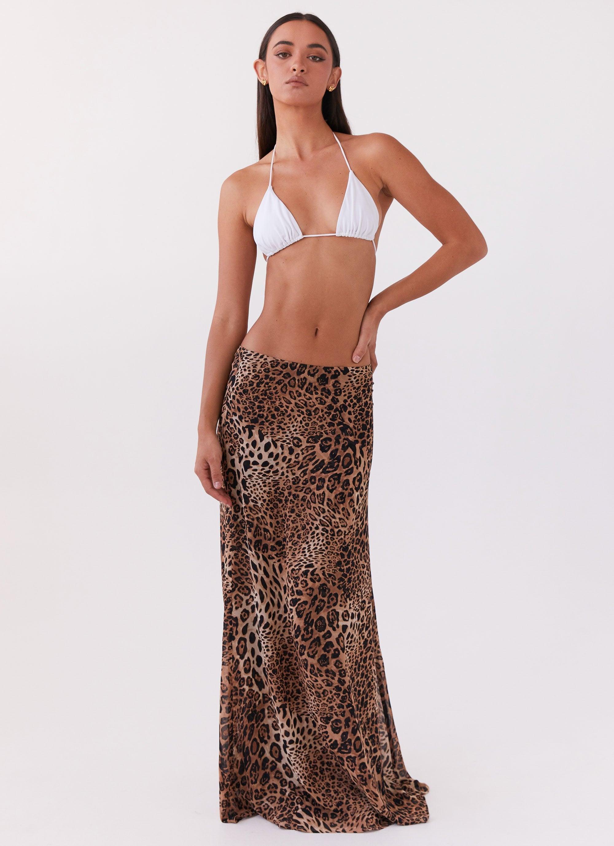 Violetta Maxi Skirt - Leopard Product Image