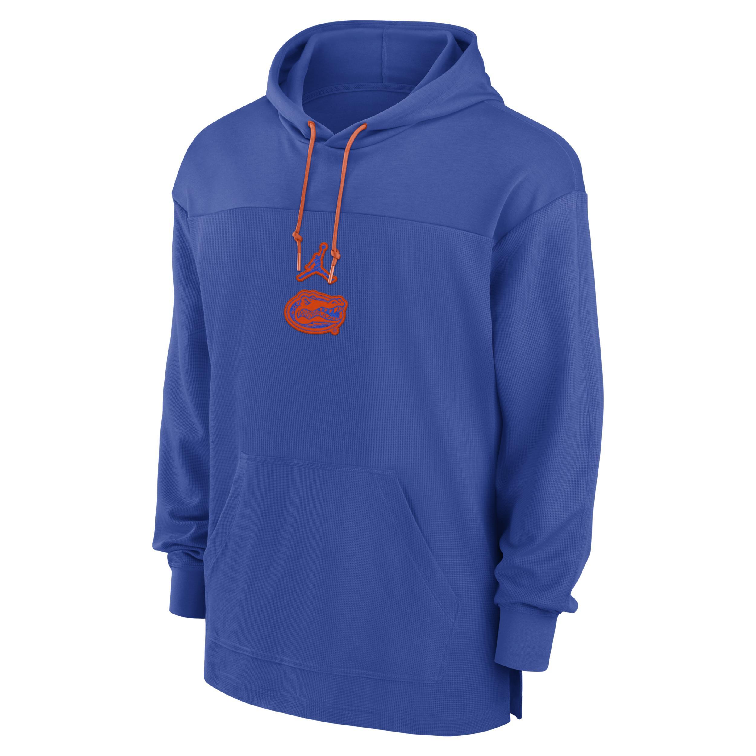 Nike Mens Royal New York Giants Sideline Jersey Performance Pullover Hoodie Product Image