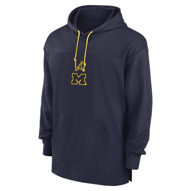 Michigan Wolverines Sideline Jersey Men's Jordan Dri-FIT College Pullover Hoodie Product Image