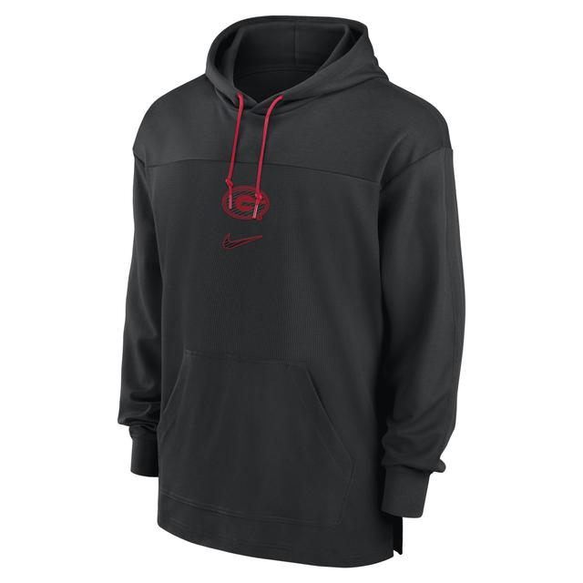 Georgia Bulldogs Sideline Jersey Nike Mens Dri-FIT College Pullover Hoodie Product Image