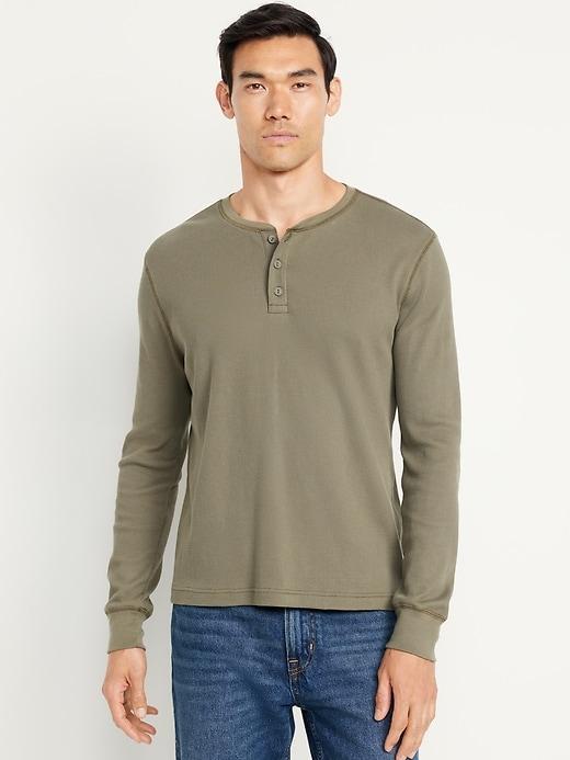 Waffle Henley T-Shirt Product Image