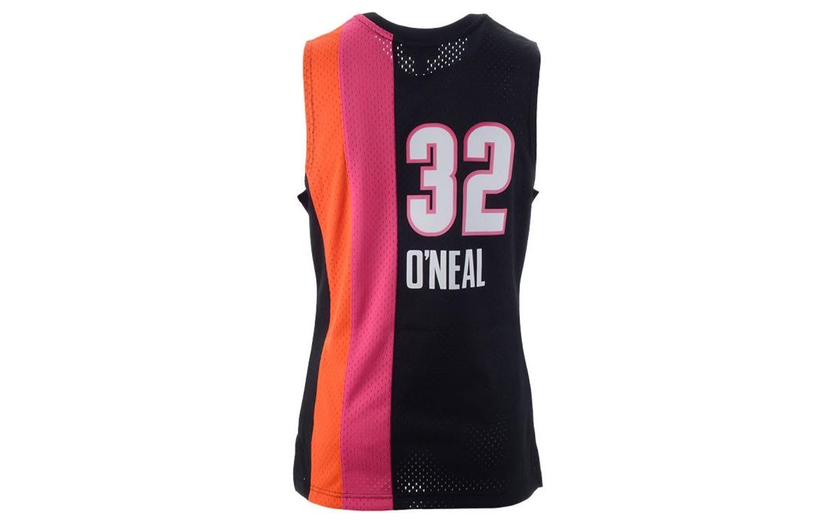 Mitchell & Ness Miami Heat Shaq ONeal Mens Hardwood Classic Swingman Jersey - Black Product Image