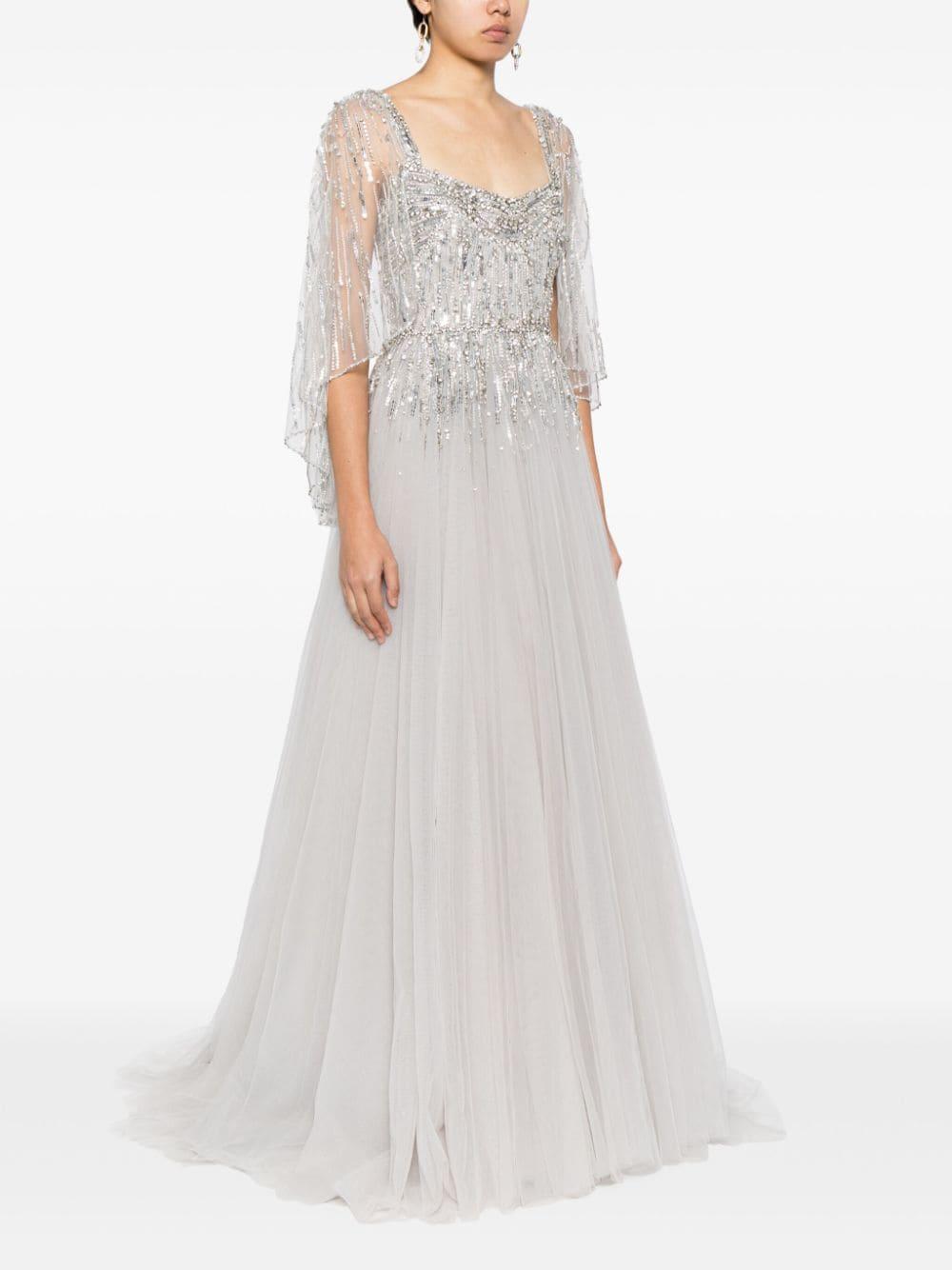 Bunny Blooms sequin-embellished gown Product Image