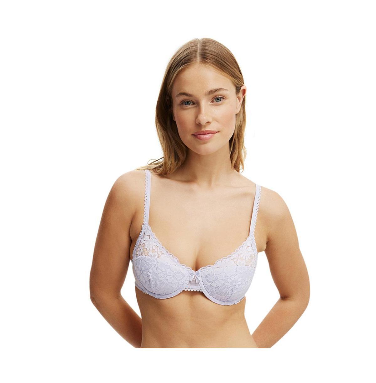 Cotton On Womens Holly Lace Lightly Lined Bra Product Image