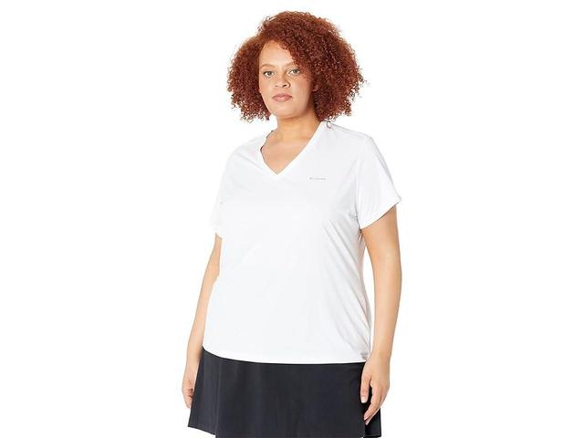 Columbia Women's Columbia Hike Short Sleeve V Neck Shirt - Plus Size- Product Image