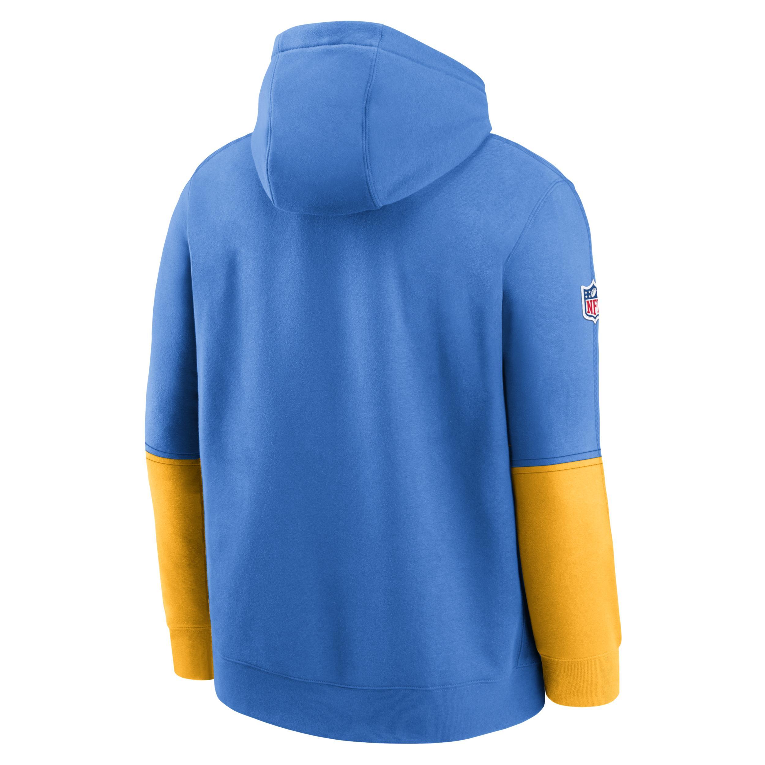 Los Angeles Chargers Sideline Team Issue Club Nike Mens NFL Pullover Hoodie Product Image