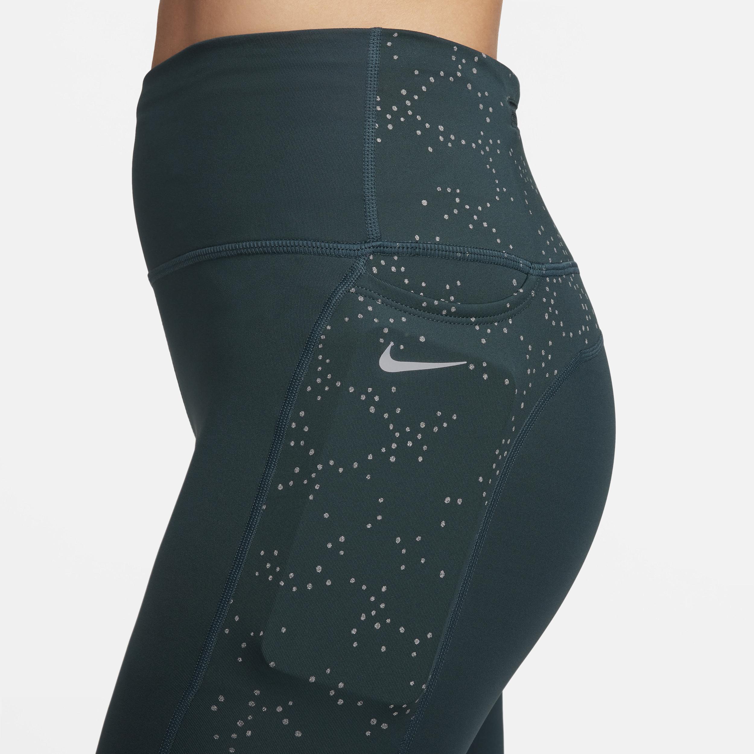 Nike Fast Women's Mid-Rise 7/8 Printed Leggings with Pockets Product Image