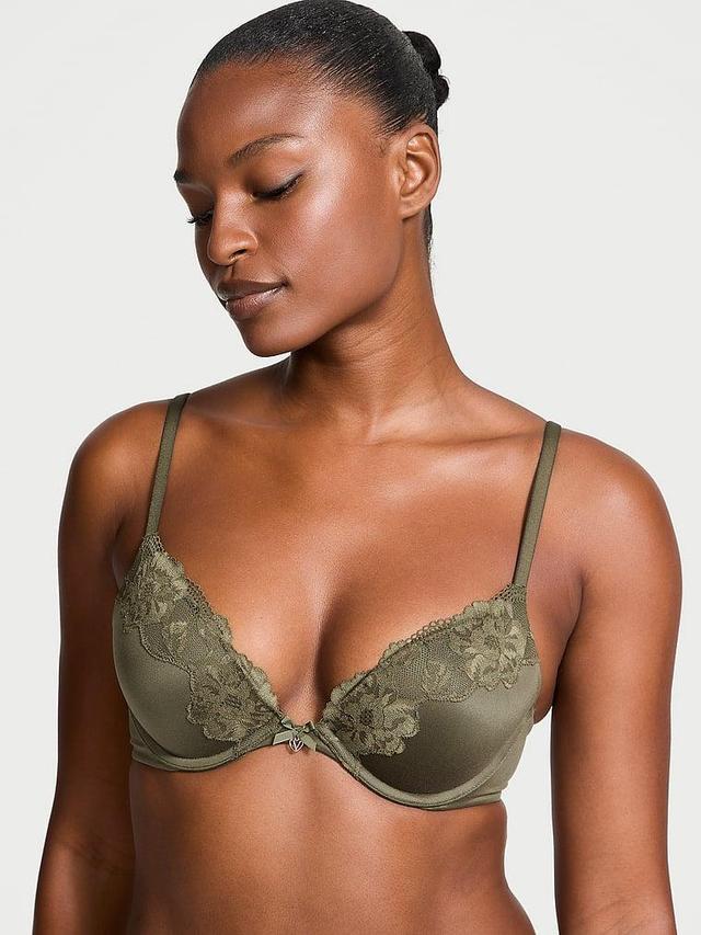 Lace-Trim Push-Up Bra Product Image