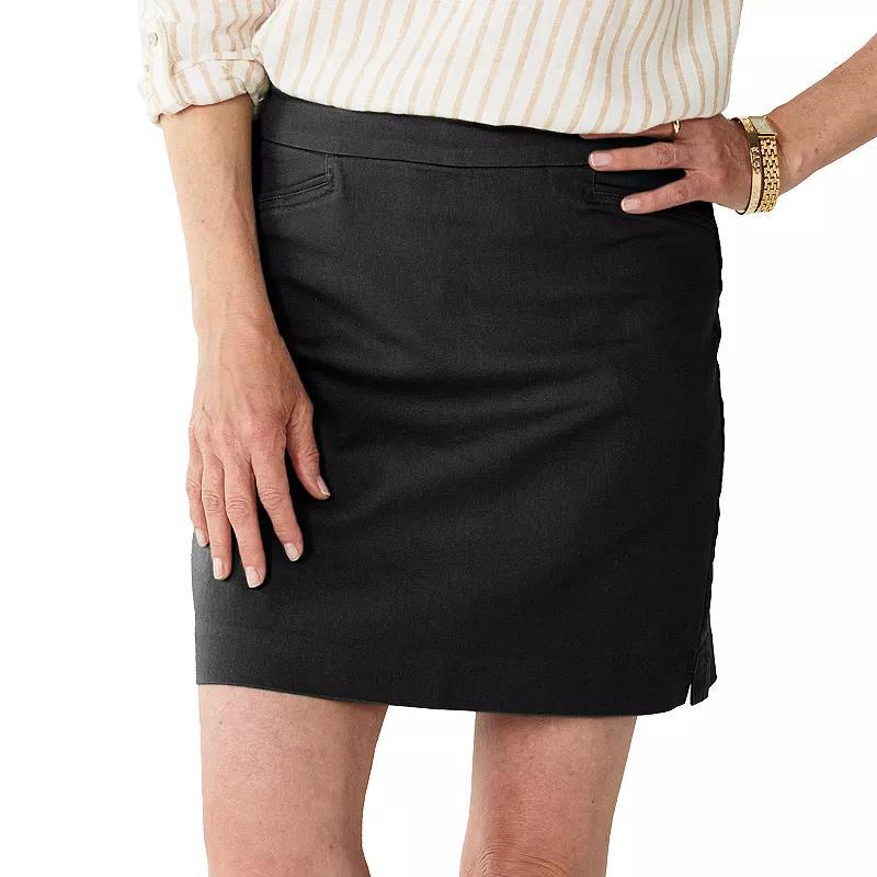 Petite Croft & Barrow Effortless Stretch Skort, Womens Product Image