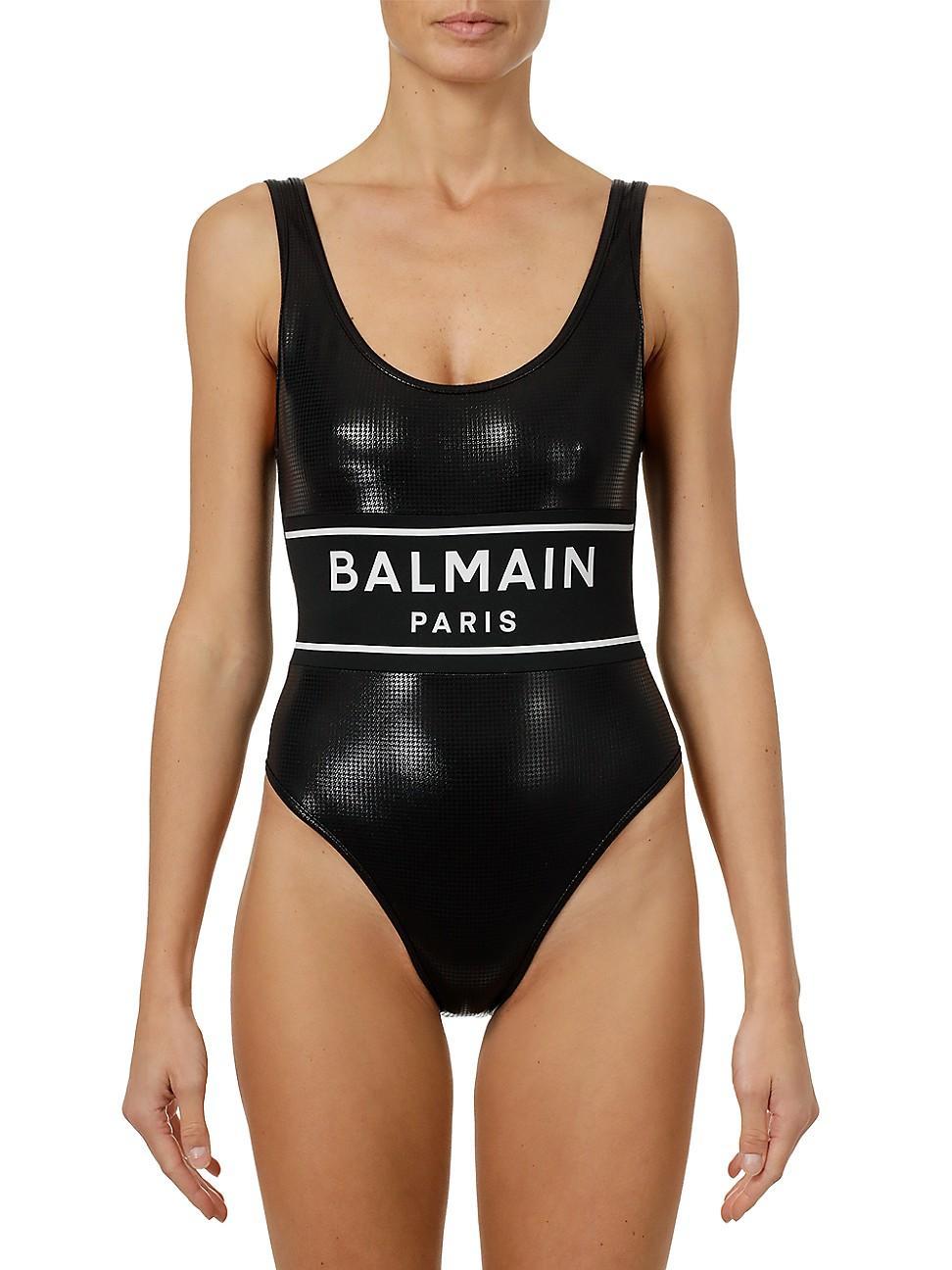 Womens Logo One-Piece Swimsuit Product Image