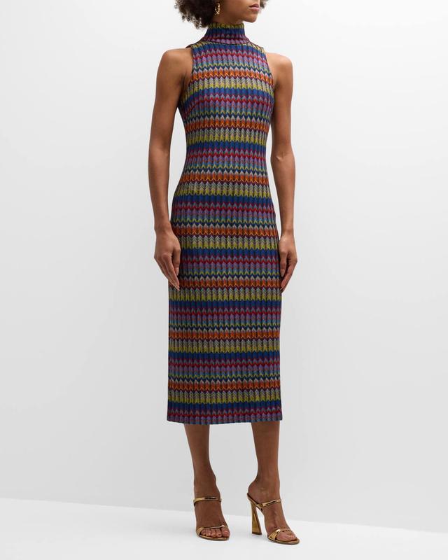 Ramy Brook Madilyn Chevron Bodycon Dress Product Image