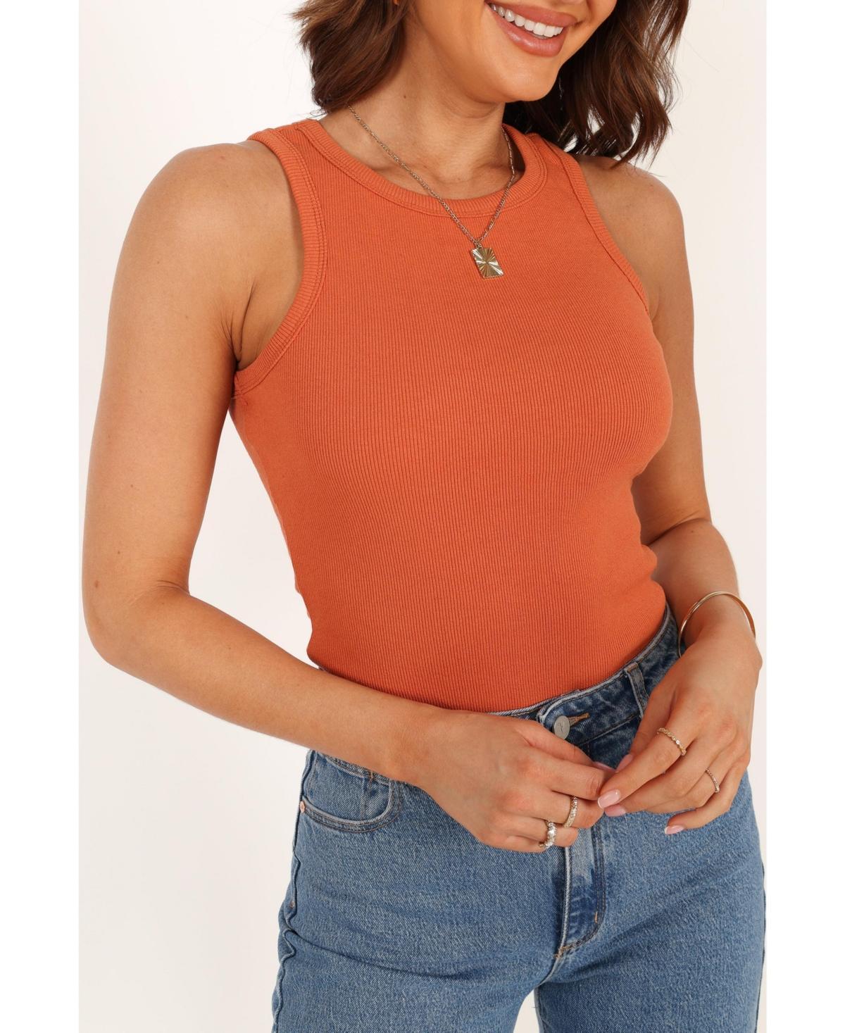 Petal & Pup Ari Ribbed Crop Tank Top Product Image