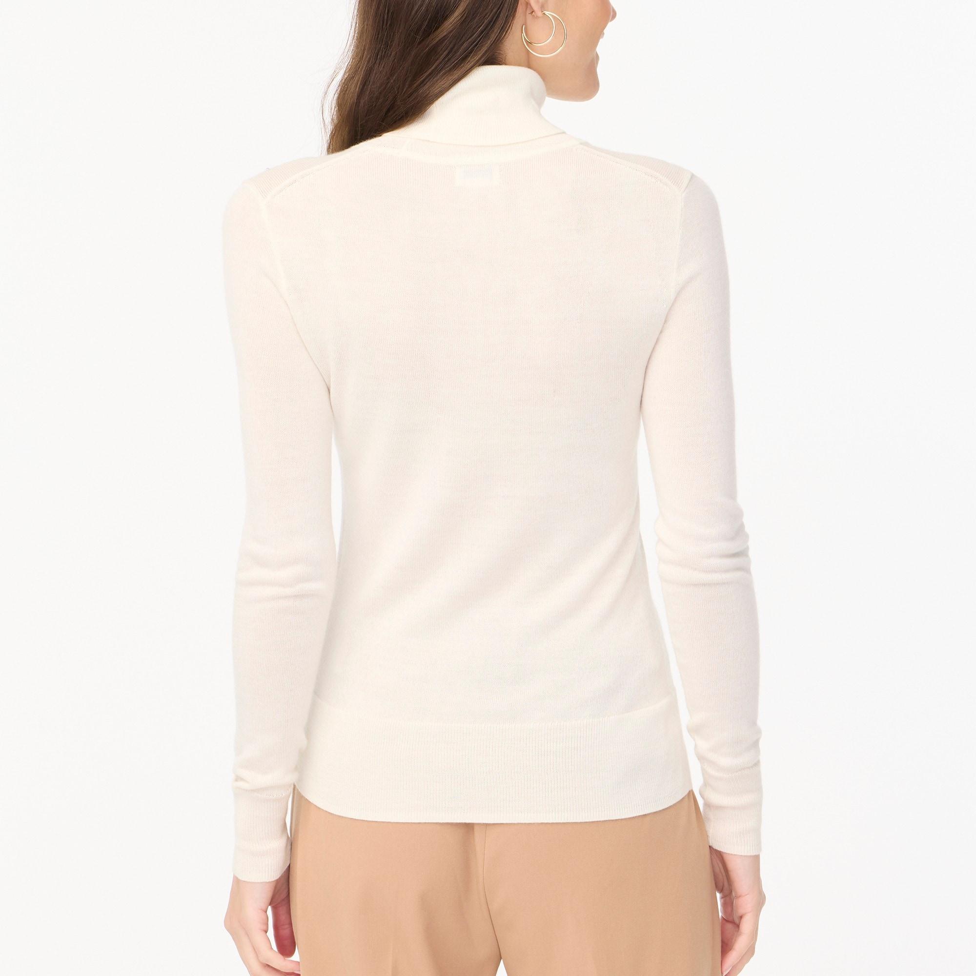 Machine-washable merino wool-blend turtleneck Product Image