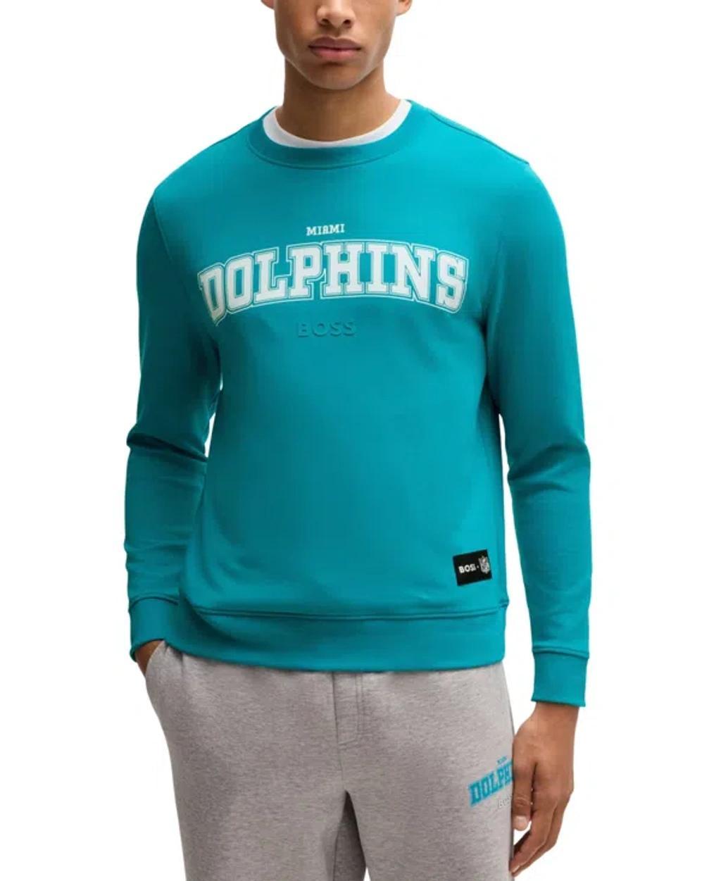 Boss x Nfl Mens Regular-Fit Sweatshirt Product Image