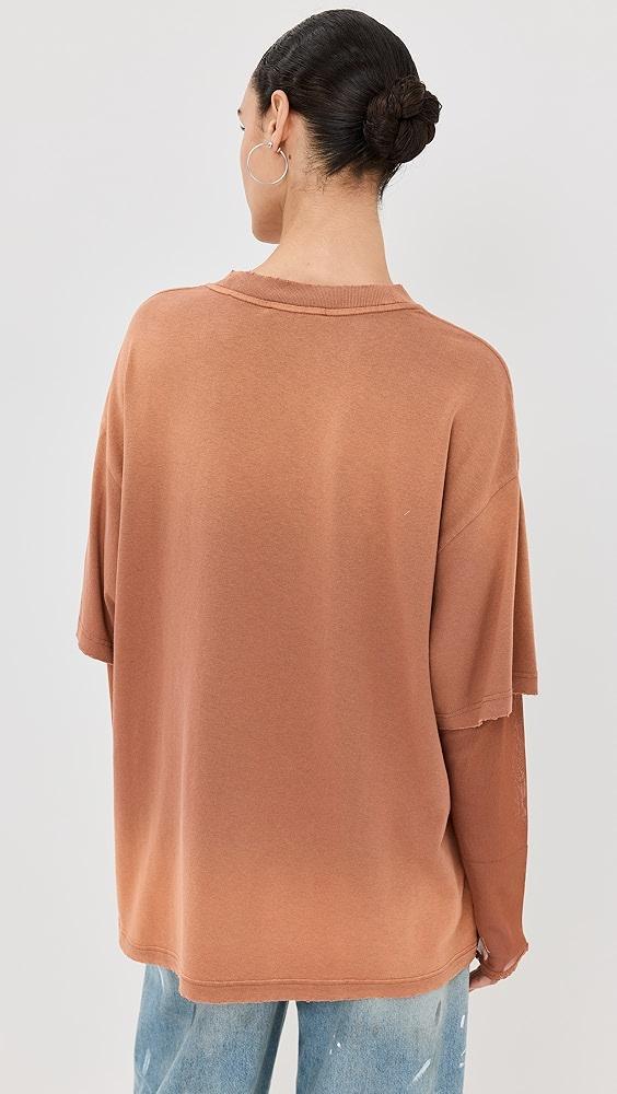 Acne Studios Layered Long Sleeve Tee | Shopbop Product Image