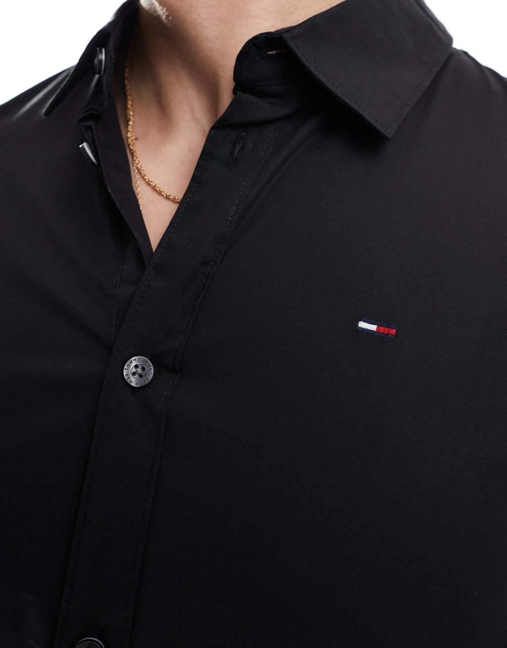 Tommy Jeans slim fit stretch shirt Product Image