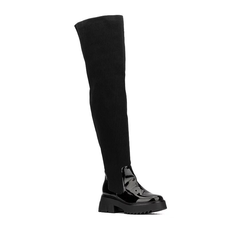 Fashion to Figure Odelia Womens Extra Wide Calf Thigh-High Boots Product Image