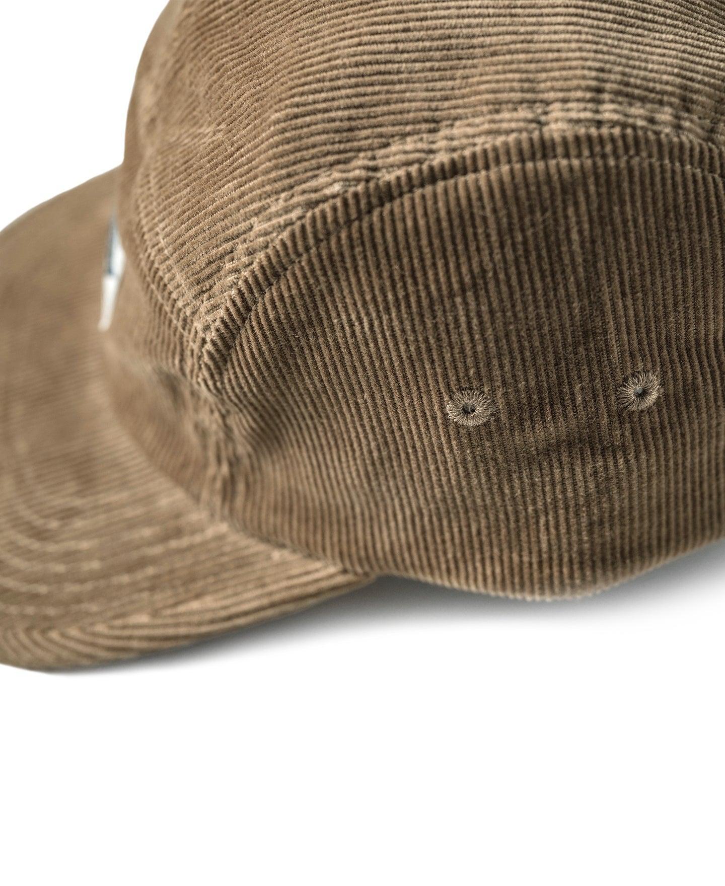 12.5 oz Corduroy 5 Panel Cap - Khaki Product Image