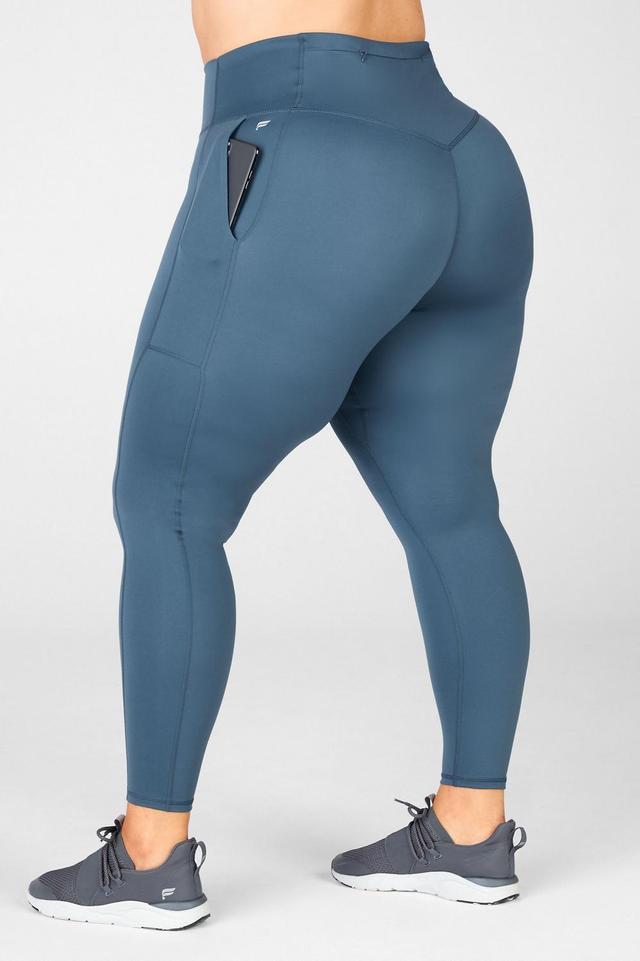 Fabletics Trinity High-Waisted Utility Legging Womens blue plus Size 4X Product Image