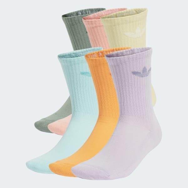 Trefoil Cushion Crew Socks 6 Pairs Product Image