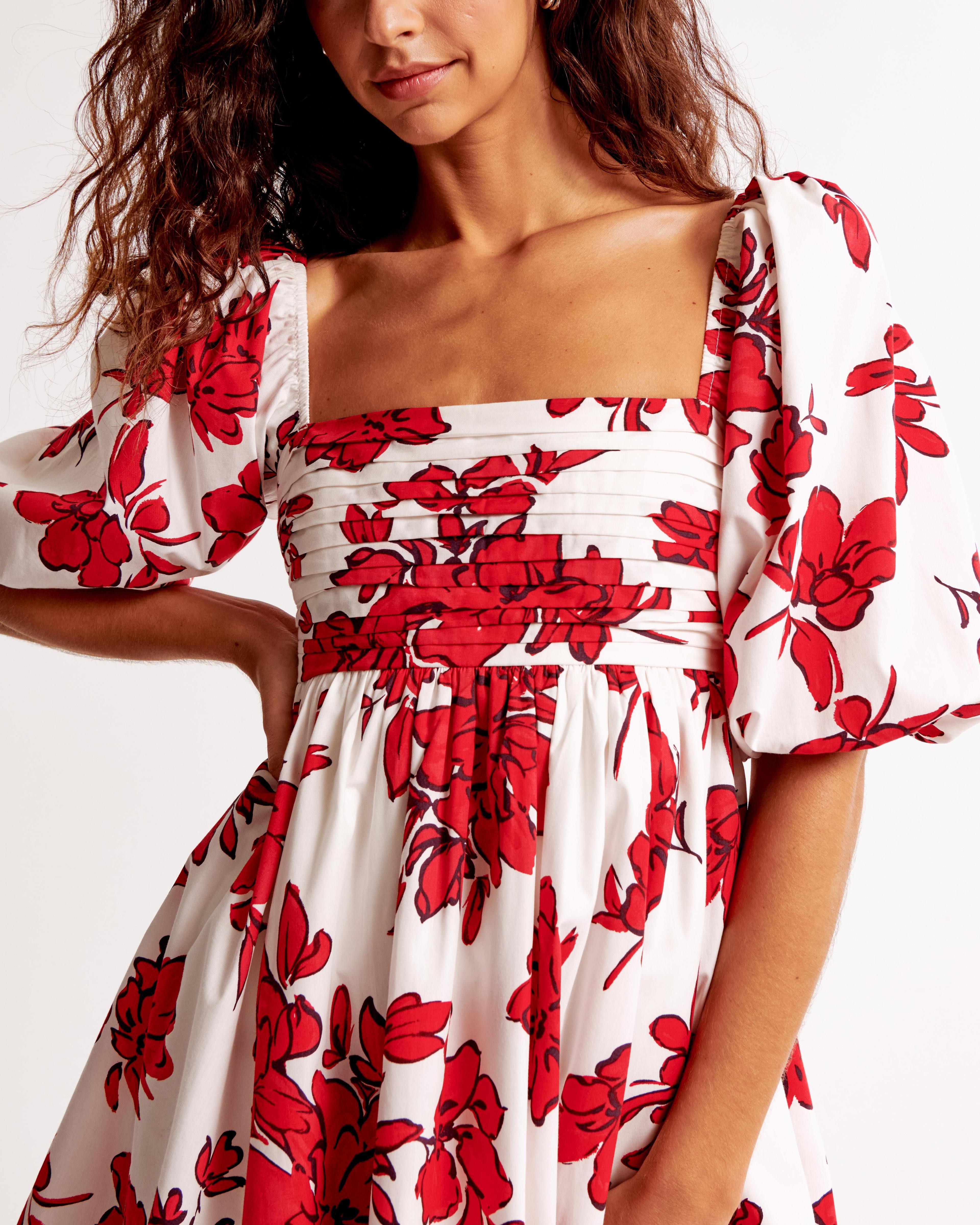 Emerson Poplin Puff Sleeve Mini Dress Product Image