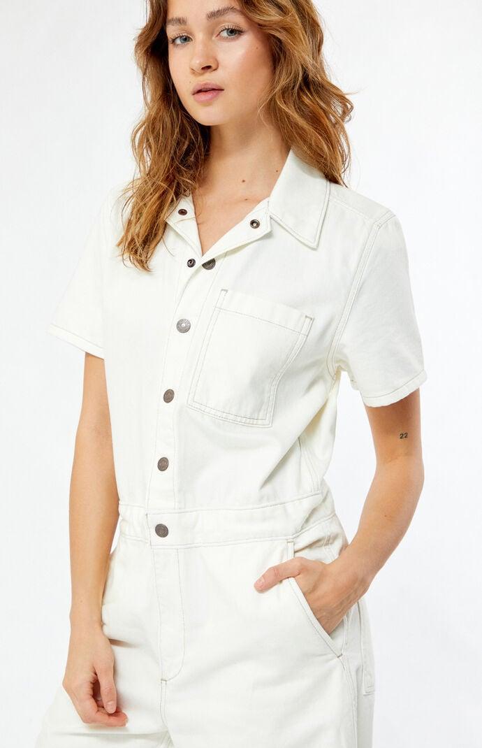 Levi's Women's Heritage Short Sleeve Denim Jumpsuit Product Image