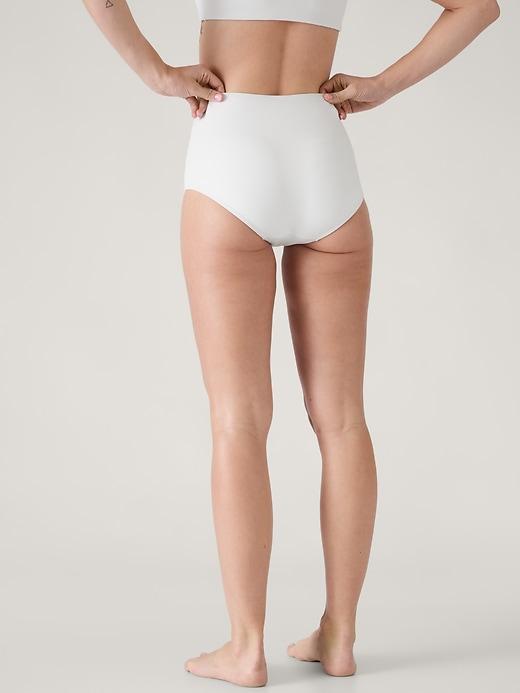 High Waist Pique Swim Bottom Product Image