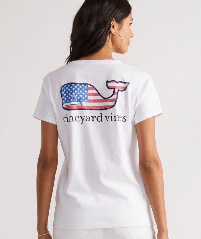 Flag Whale Short-Sleeve Pocket Tee Product Image