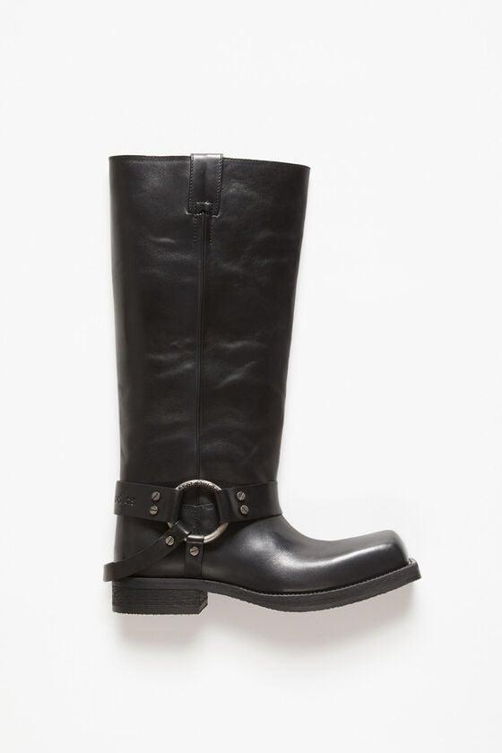 Leather buckle boots product image