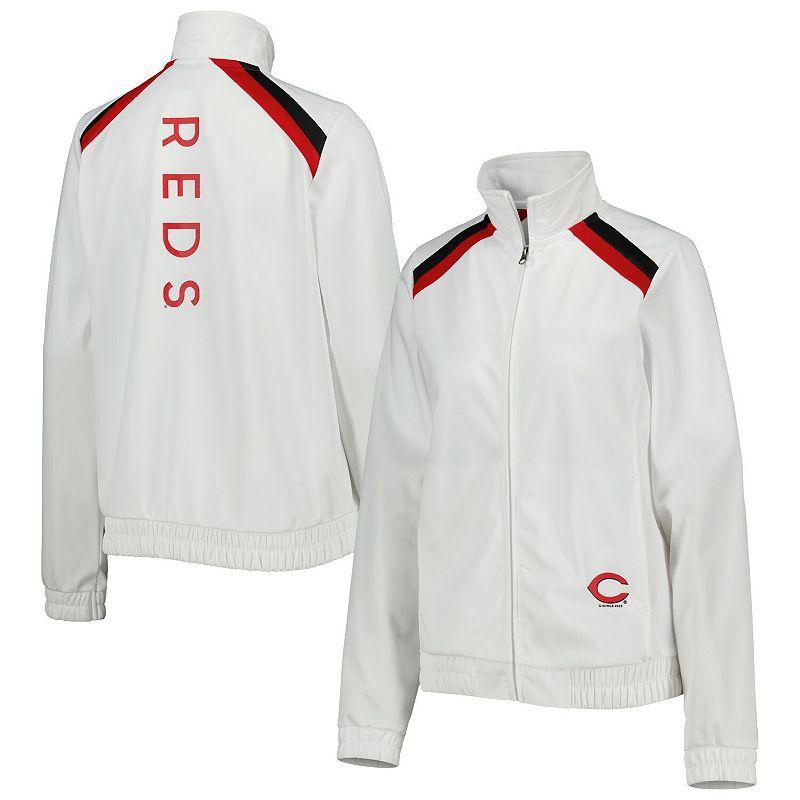 Womens G-III 4Her by Carl Banks White Cincinnati Reds Red Flag Full-Zip Track Jacket Product Image