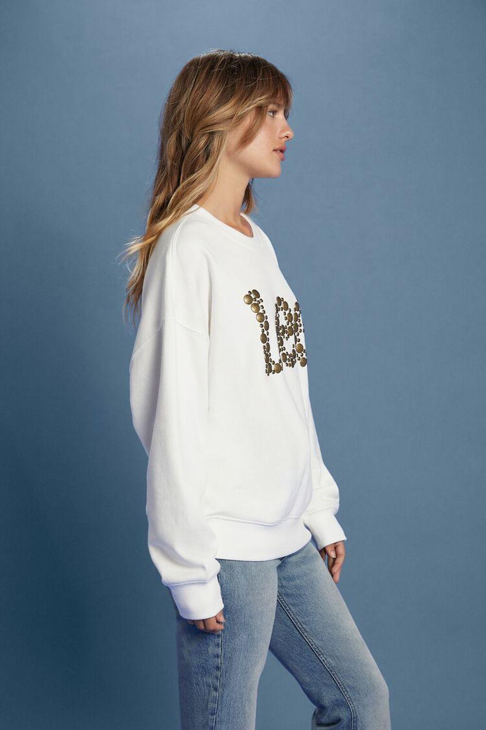 Lee Embellished French Terry Pullover | Forever 21 Product Image