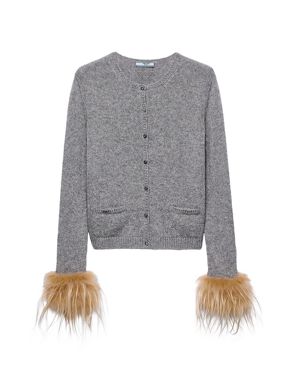 Womens Cashmere Cardigan Product Image