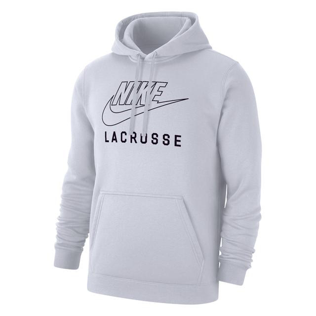 Nike Men's Swoosh Club Fleece Lacrosse Pullover Hoodie Product Image