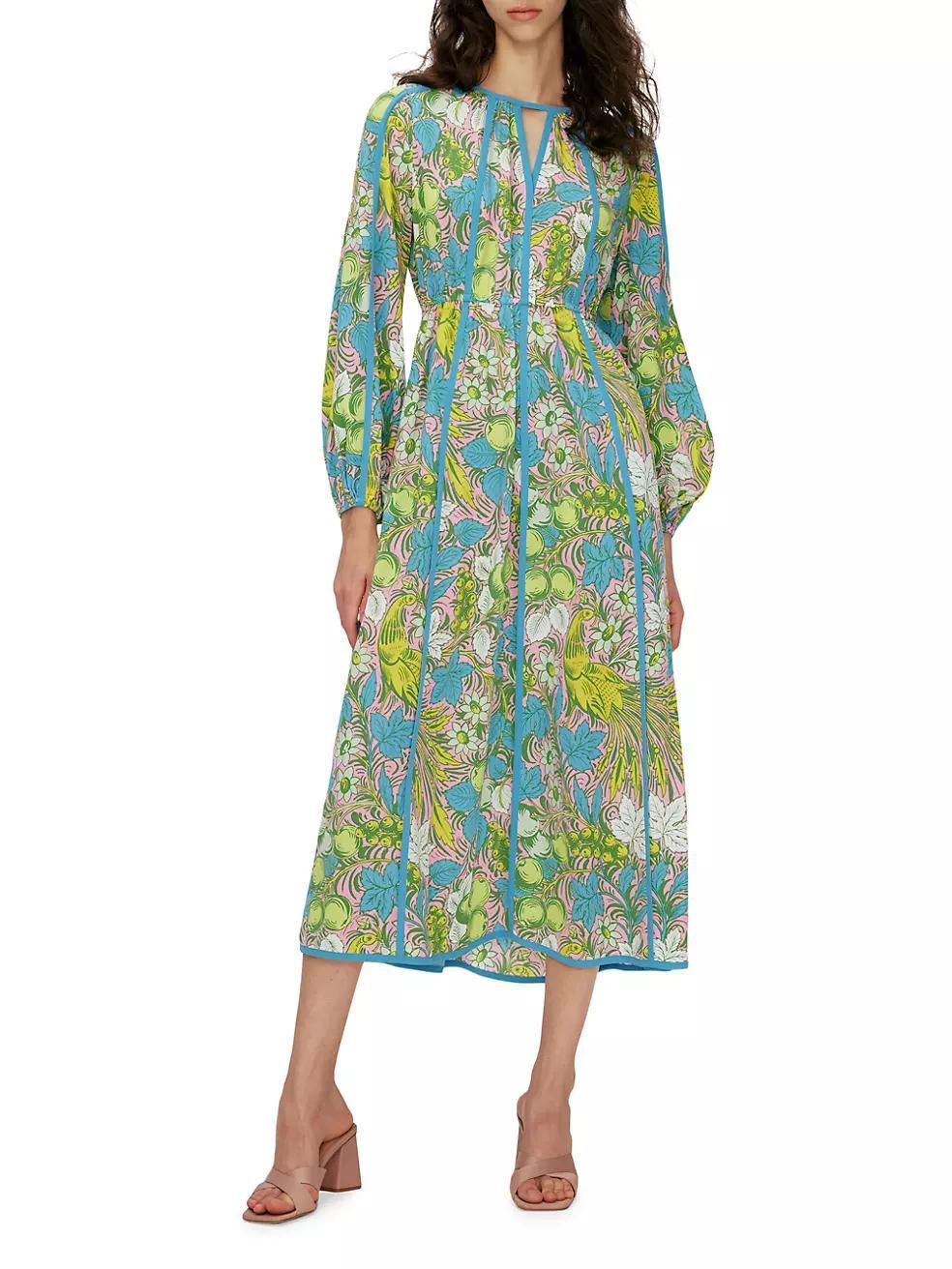 Scott Floral Midi-Dress Product Image