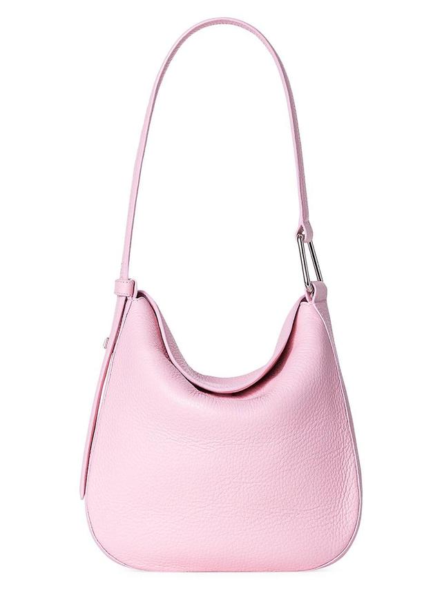 Womens Little Anna Leather Hobo Bag Product Image