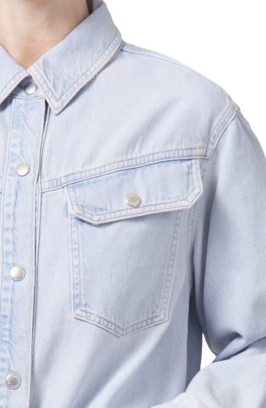 Brigid Denim Shirt In Light Blue Product Image