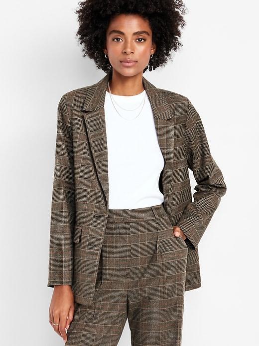 Relaxed Twill Blazer Product Image