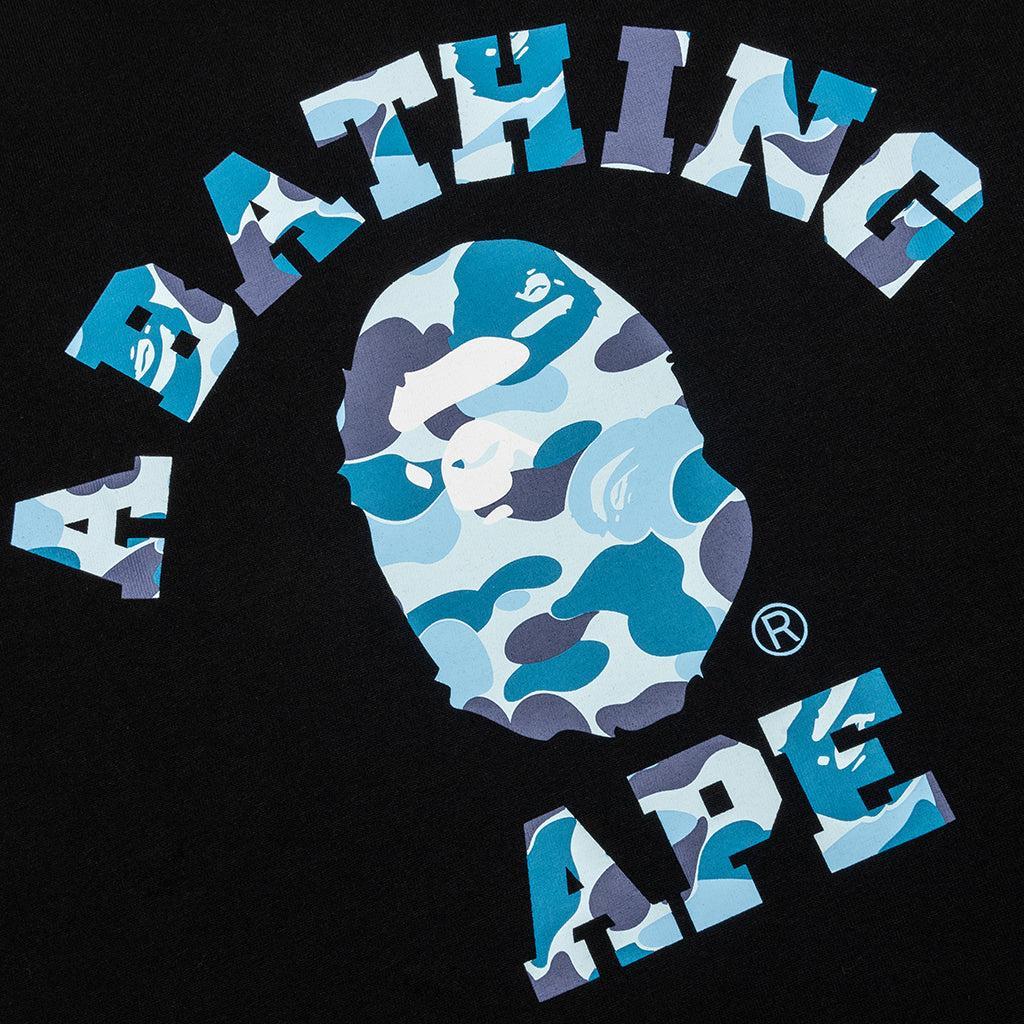 Abc Camo College Tee - Black/Blue Male Product Image