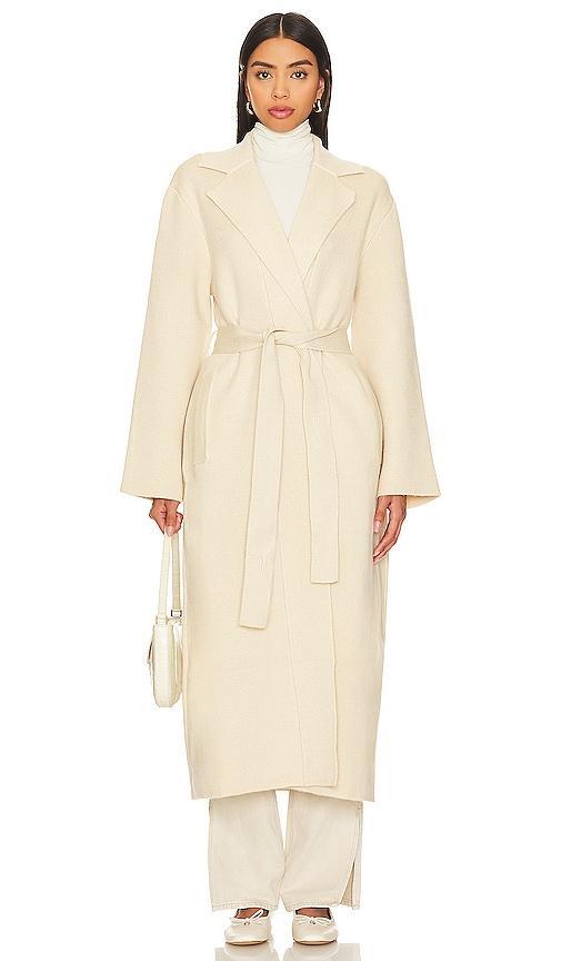 Song of Style Romee Knit Jacket in Ivory. - size S (also in L, M, XL) Product Image