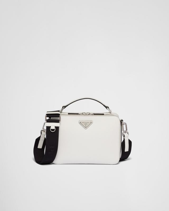 Medium Prada Brique Saffiano leather bag Product Image