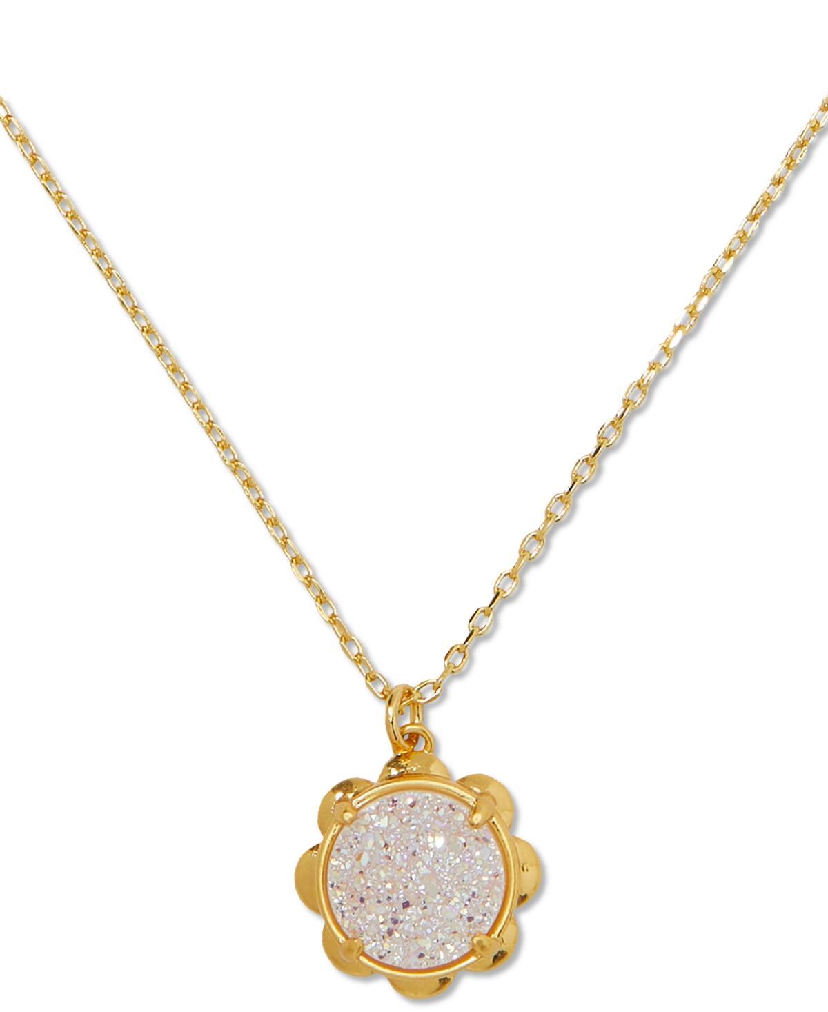 Womens Gold-Plated Pendant Necklace Product Image