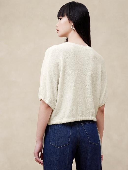 Lucia Cropped Bouclé Sweater Product Image