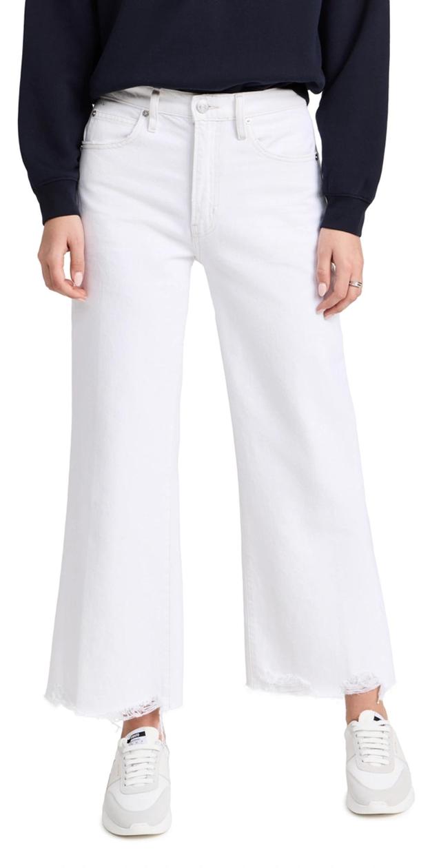 The Relaxed Straight Jeans White Modern Chew 23 In Multi Product Image