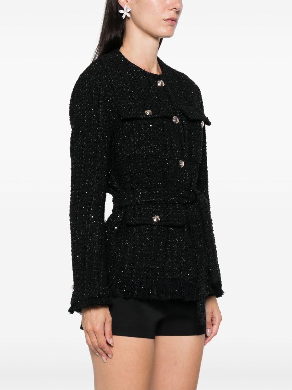 sequinned tweed jacket Product Image