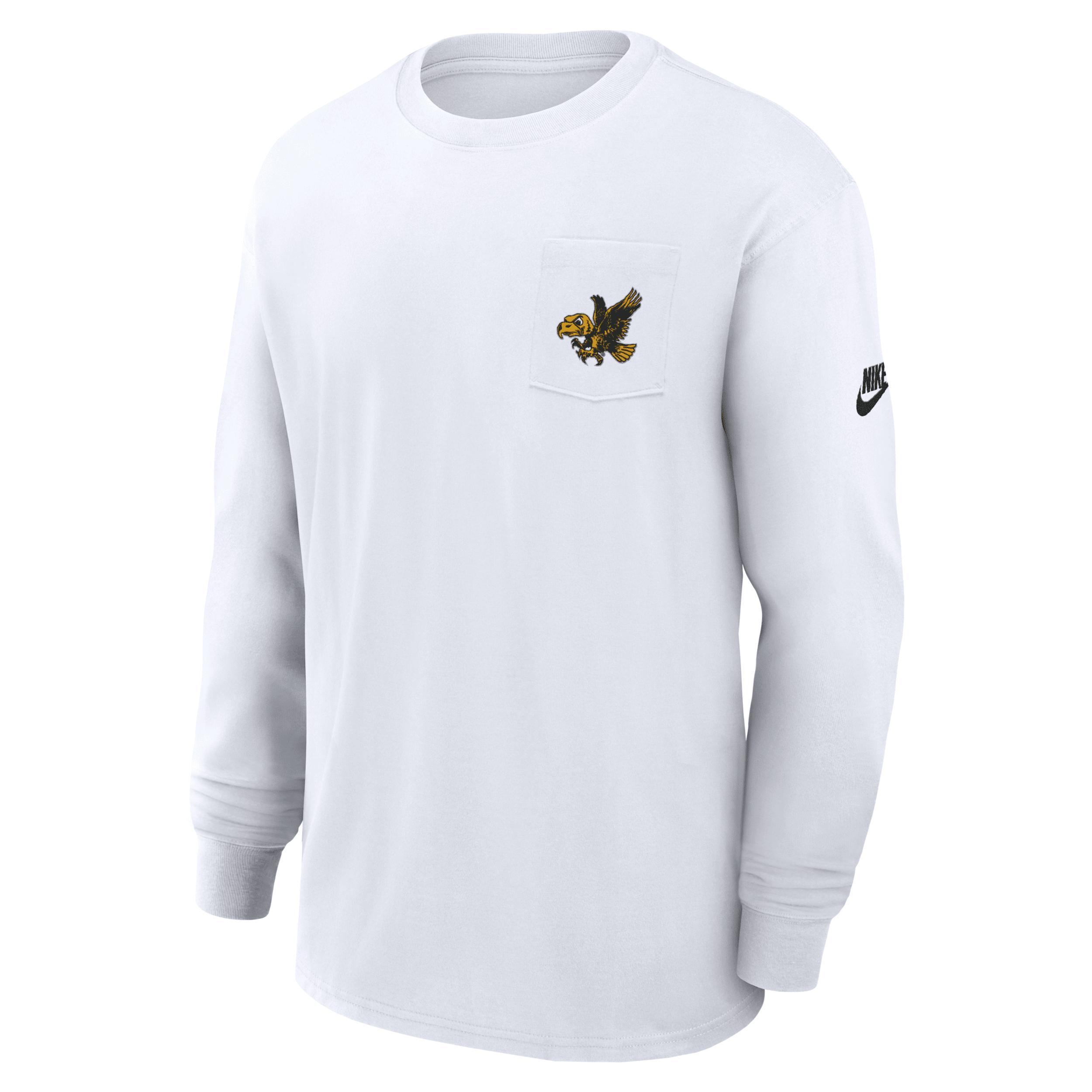 Iowa Hawkeyes Legacy Max90 Pocket Nike Mens College Long-Sleeve T-Shirt Product Image