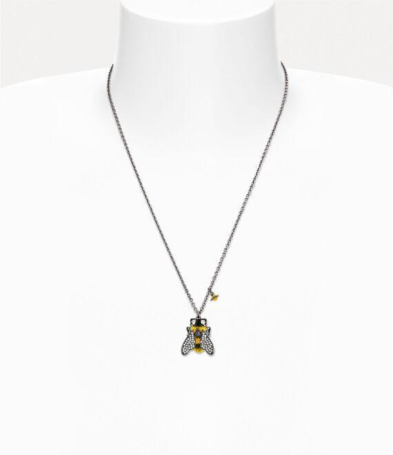 Man. Bumble Bee Pendant Necklace Product Image