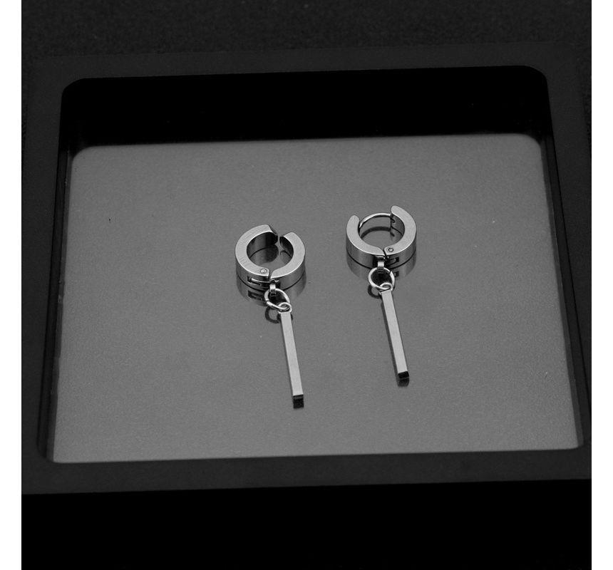 Bar Stainless Steel Dangle Earring Product Image